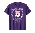 Sideline Social Club Coquette Soccer T-Shirt - Custom Art Print Men Women