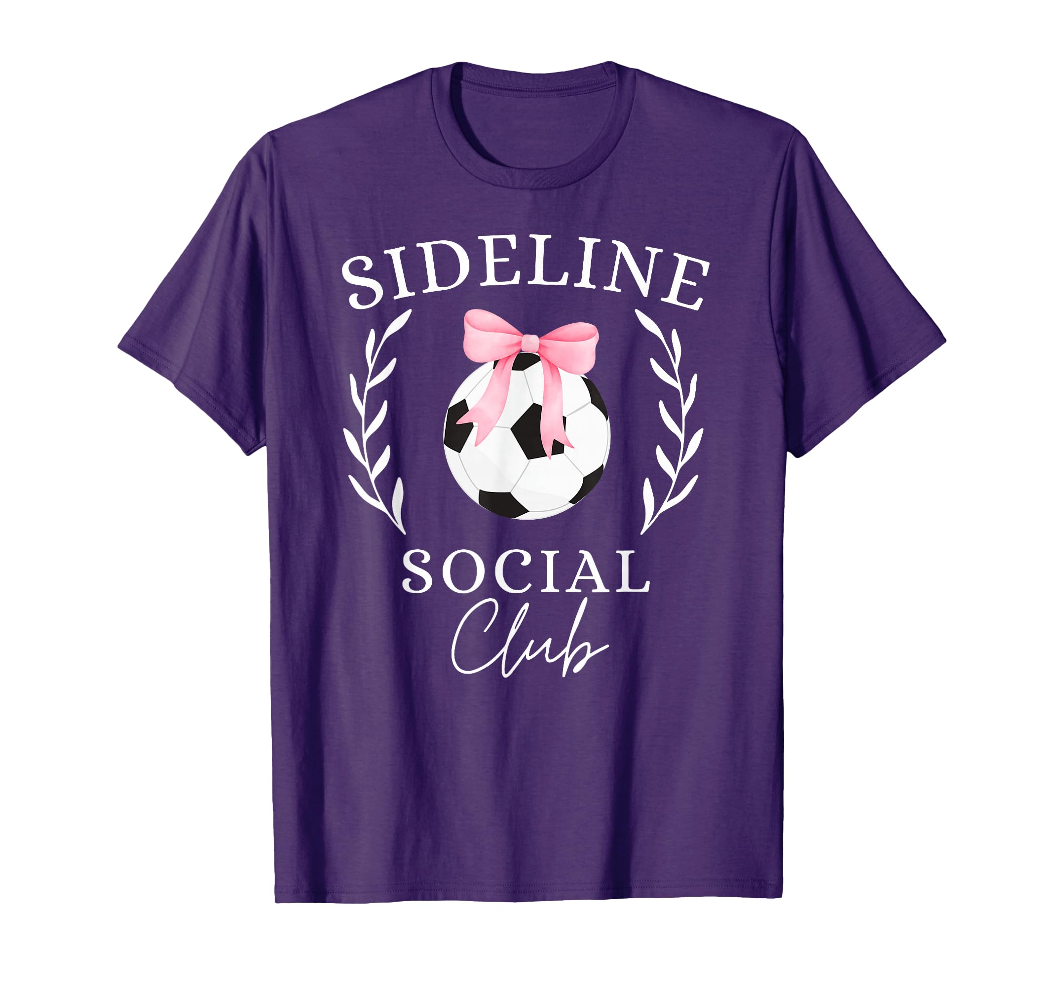 Sideline Social Club Coquette Soccer T-Shirt - Custom Art Print Men Women