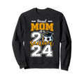 Proud Mom 2024 Senior Soccer High Sweatshirt - Minimalist Print for Adults