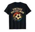 Soccer Mom Distressed Ball T-Shirt - Unique Graphic Men Women