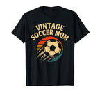 Soccer Mom Distressed Ball T-Shirt - Unique Graphic Men Women