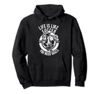 Life Is Like Soccer Soccer Players Hoodie - Graphic Print for Adults