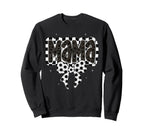 Soccer Mama Coquette Checkered Bow Sweatshirt - Minimalist Print Men Women