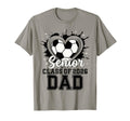 Senior Dad Class 2026 Soccer Drip Melt T-Shirt - Novelty Apparel Men Women