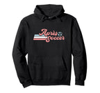 Trendy Apres Soccer Distressed Pastel Hoodie - Graphic Print Men Women