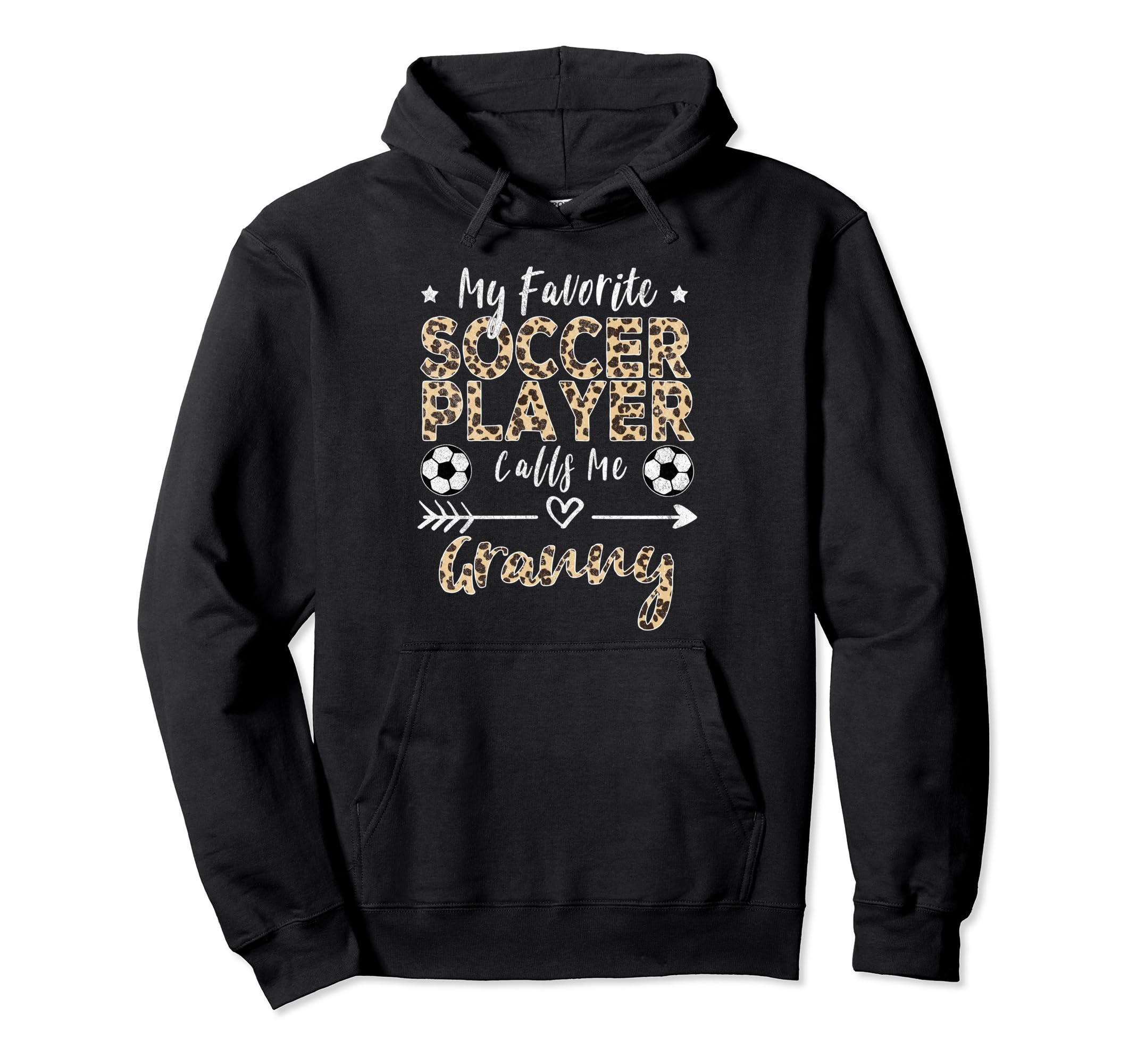 My Favorite Soccer Player Calls Me Granny Hoodie - Minimalist Print Unisex