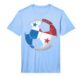 Panama Soccer Ball Flag Panama T-Shirt - Unique Graphic for Adults