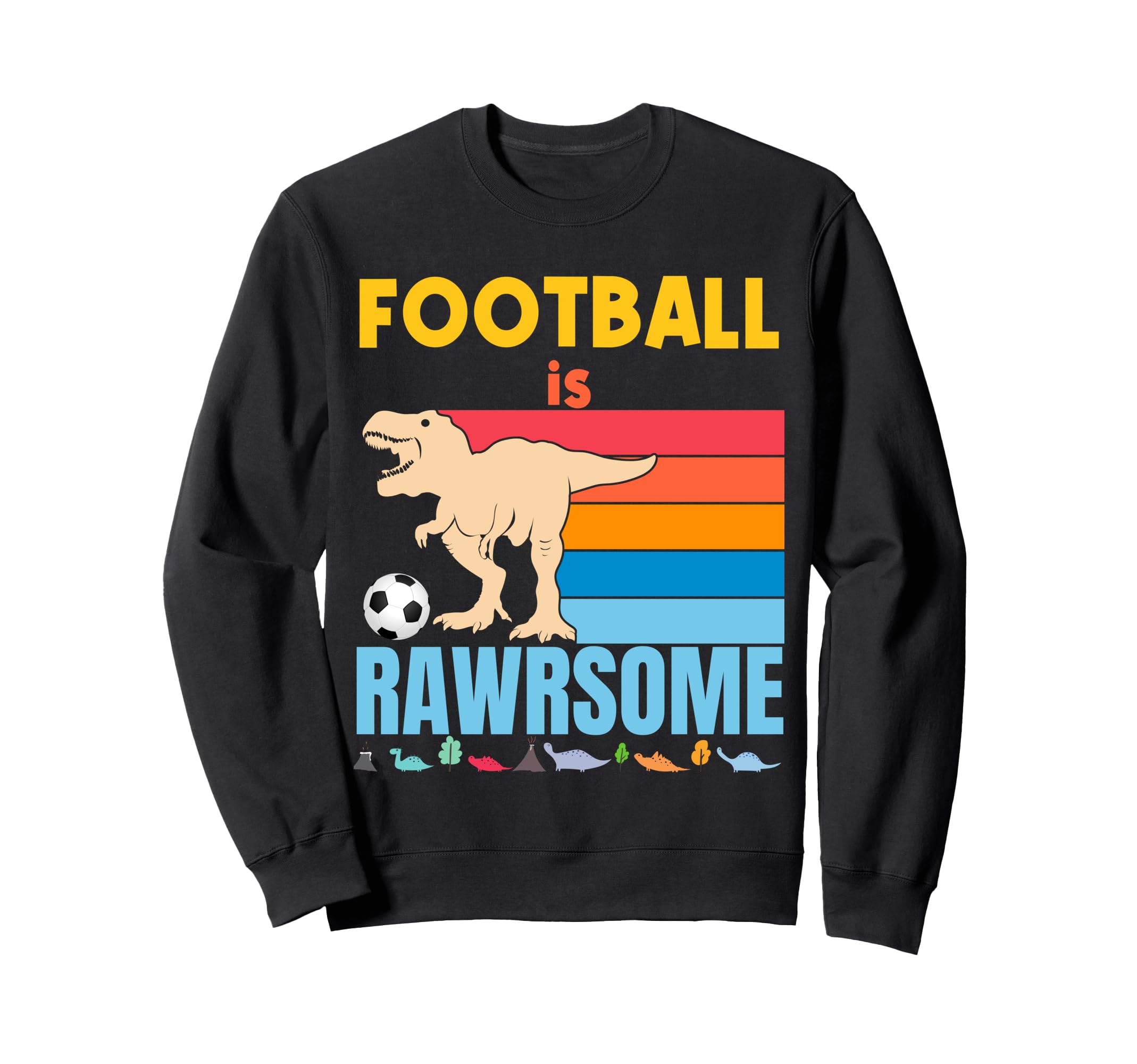 Football Is Awesome Soccer Sweatshirt - Aesthetic Graphic Men Women