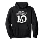 Soccer Lovers 10Th Birthday Hoodie - Casual Everyday Wear Men Women
