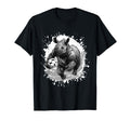 Rhino Playing Soccer Team Sports T-Shirt - Fun Novelty Design Men Women