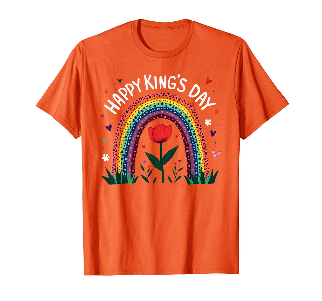 Koningsdag Netherlands 2026 Crown Funny T-Shirt - Minimalist Print Unisex