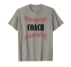 Baseball Softball Tball Coach Coach Gift T-Shirt - Graphic Print Men Women
