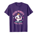 Soccer Princess Vibes Only T-Shirt - Novelty Apparel for Adults