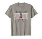 Jesus Saves Funny Christian Christ T-Shirt - Aesthetic Graphic for Adults