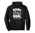 Proud Ice Hockey Goalie Aunt Hockey Hoodie - Custom Art Print Men Women