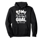 Proud Ice Hockey Goalie Aunt Hockey Hoodie - Custom Art Print Men Women