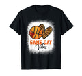 Bleached American Basketball Game Day T-Shirt - Trendy Graphic for Adults
