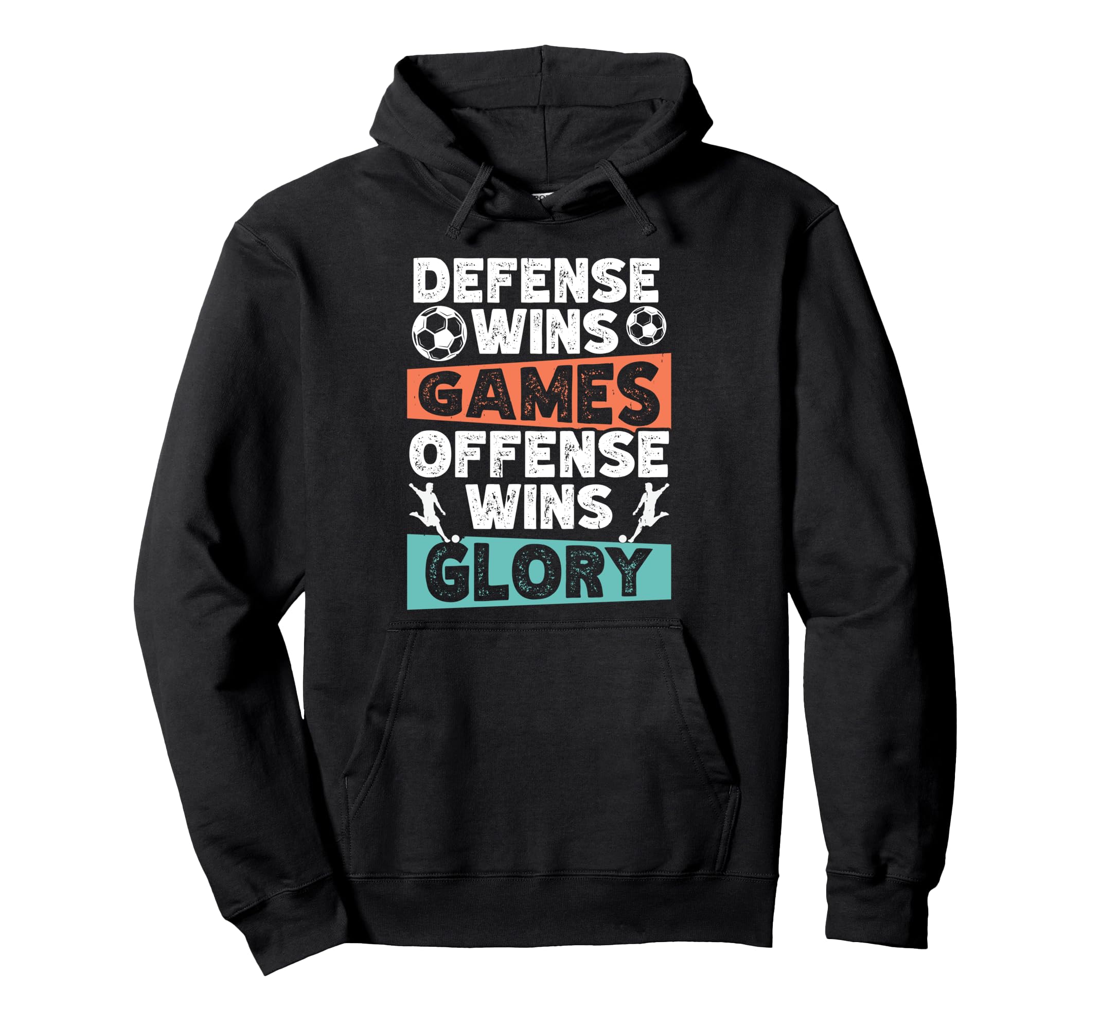 Unique Soccer Football Passion Hoodie - Minimalist Print Men Women