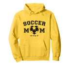 Soccer Mom Simple Heart Hoodie - Fun Novelty Design for Adults