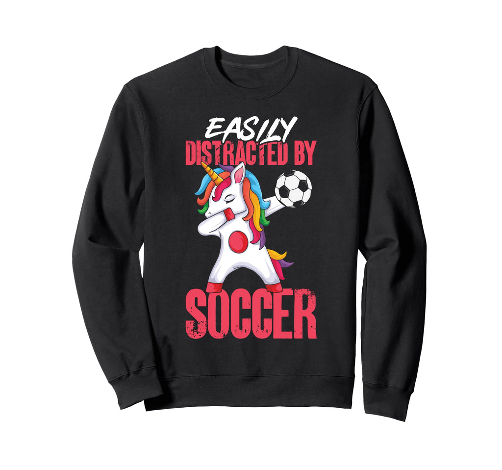 Distracted Soccer Sweatshirt - Trendy Graphic Men Women