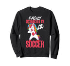 Distracted Soccer Sweatshirt - Trendy Graphic Men Women