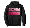 Soccer Funny Footballer Ball And Field Hoodie - Streetwear Style Men Women