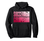 Soccer Funny Footballer Ball And Field Hoodie - Streetwear Style Men Women