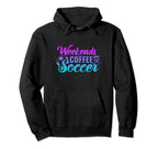 Weekends Coffee Soccer Funny Hoodie - Casual Everyday Wear for Adults