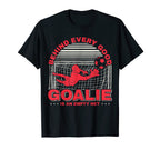 Soccer Goalie Player Fan Coach Outfit T-Shirt - Minimalist Print Unisex