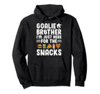 Funny Hockey Goalie Brother Ice Hockey Hoodie - Graphic Print Men Women