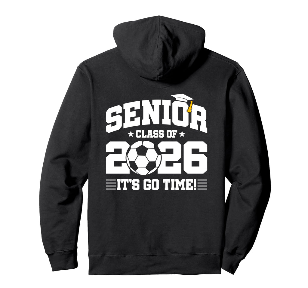 Class 2026 Senior Year Soccer Player Hoodie - Custom Art Print Unisex
