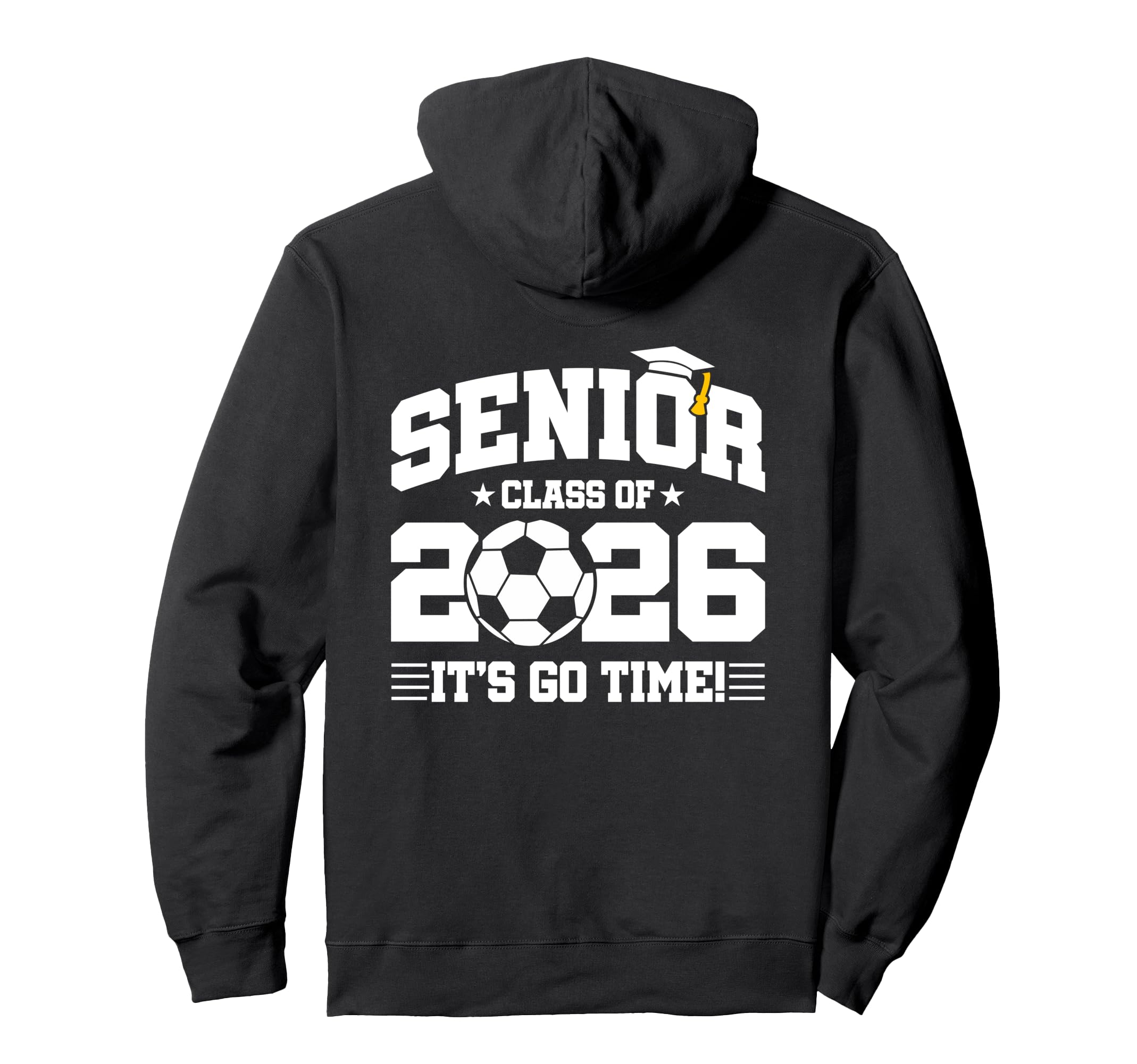 Class 2026 Senior Year Soccer Player Hoodie - Custom Art Print Unisex