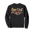 Soccer Lolly Grandma Wildflower Sweatshirt - Custom Art Print for Adults