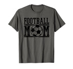 Football Mom Soccer Game Day Gift T-Shirt - Aesthetic Graphic for Adults