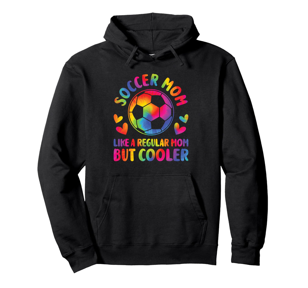 Soccer Mom Like Regular Mom But Cooler Hoodie - Trendy Graphic for Adults