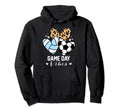 Game Day Vibes Funny Soccer Volleyball Hoodie - Aesthetic Graphic Unisex
