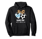 Game Day Vibes Funny Soccer Volleyball Hoodie - Aesthetic Graphic Unisex