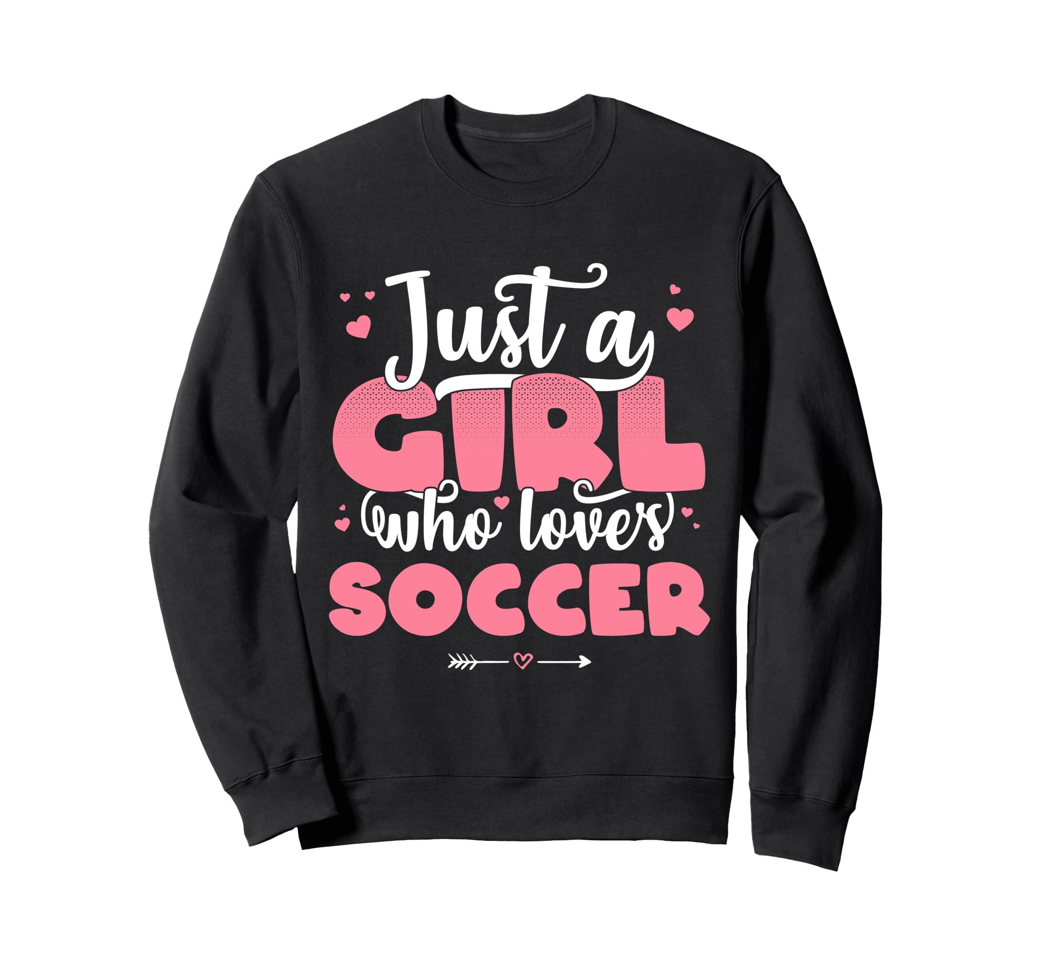Just Who Loves Soccer Football Sweatshirt - Minimalist Print for Adults