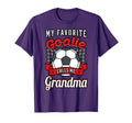 My Favorite Goalie Calls Me Grandma T-Shirt - Casual Everyday Wear Unisex