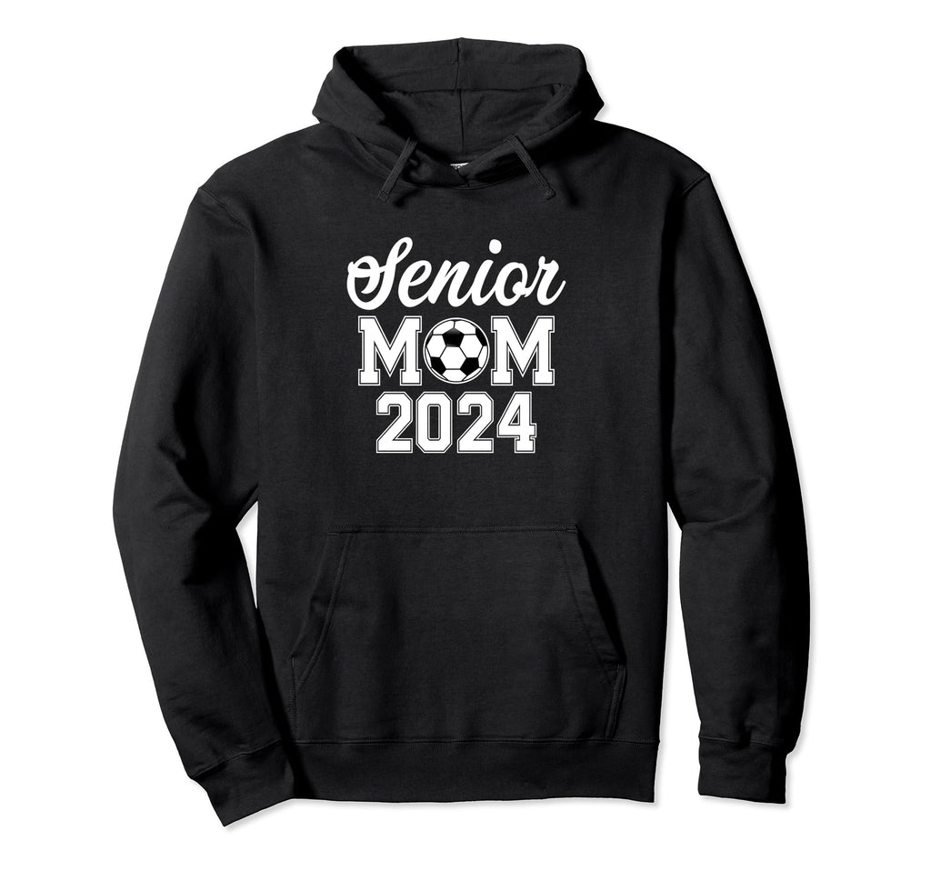 Class 2024 Soccer Senior 24 Mom Senior Hoodie - Minimalist Print Men Women