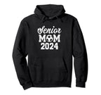Class 2024 Soccer Senior 24 Mom Senior Hoodie - Minimalist Print Men Women