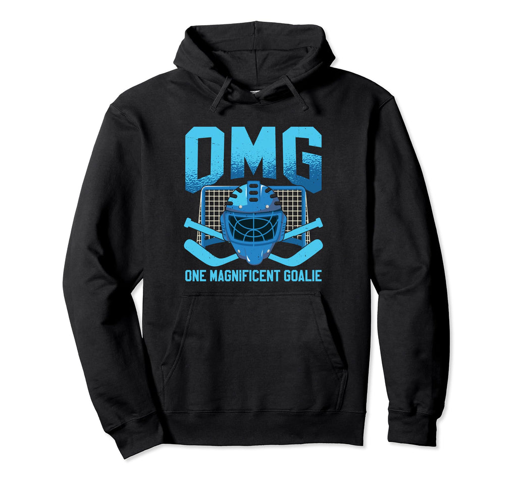 Funny Ice Hockey Goalie Goalkeeper Hoodie - Graphic Print Unisex