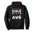 My Favorite Goalie Calls Me Av Hoodie - Casual Everyday Wear for Adults