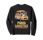 Pond Logistics Axolotl Soccer Carpool Sweatshirt - Streetwear Style Unisex