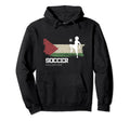 Soccer Palestine Flag Football Womens Hoodie - Trendy Graphic for Adults