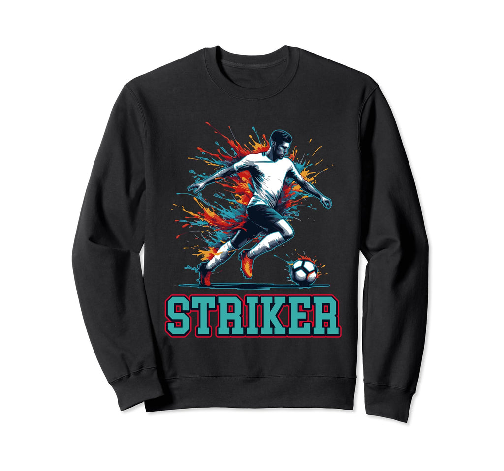 Soccer Striker Fullback Position Sports Sweatshirt - Trendy Graphic Unisex