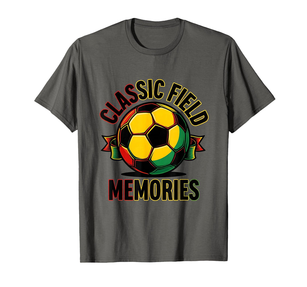 Soccer Ball Field Memories T-Shirt - Custom Art Print Men Women