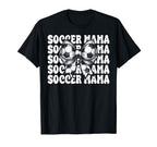 Soccer Mama Soccer Mom Mothers Day T-Shirt - Trendy Graphic Men Women