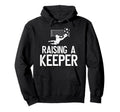 Raising Soccer Keeper Dad Soccer Hoodie - Streetwear Style Unisex