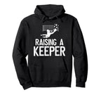 Raising Soccer Keeper Dad Soccer Hoodie - Streetwear Style Unisex